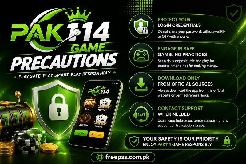 Pak114 Game Precautions